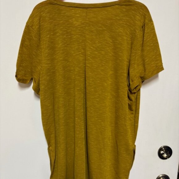 TEK GEAR ON-THE-GO WOMEN OLIVE W/GOLD FLECKS TUNIC. SZ. XXL - Picture 4 of 4